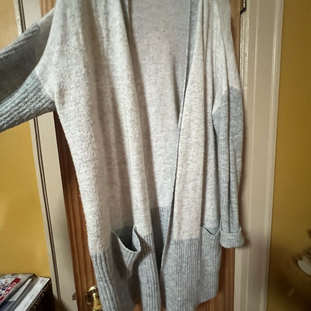 Lane Bryant Light Gray Women's Cardigan